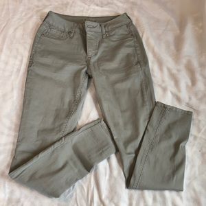 Maurices Pale Olive Jeggings